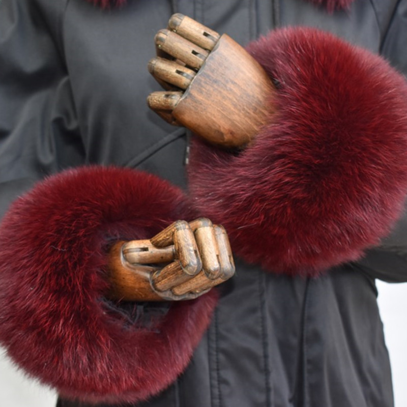 الثعلب الفراء الأصفاد للنساء ك - مراجعة Winter Clothing Pk وسعره